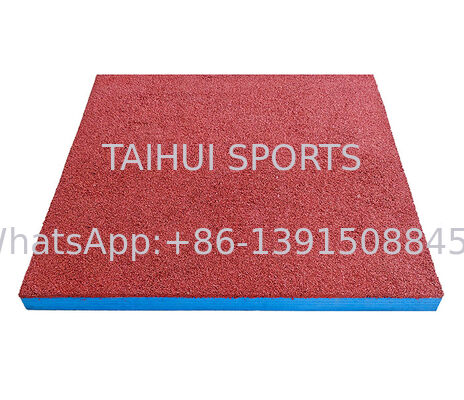 EPDM 시트 충격 패드 20-100mm 두께 높은 물 투과성 충격 흡수 유인장용 고무 바닥 매트