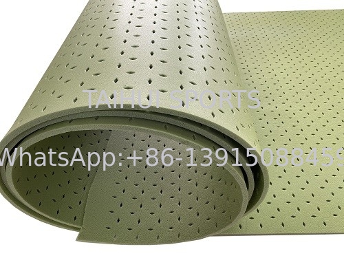 TAIHUI T2510G 충격 패드 하층 가벼운 디자인 우수한 충격 흡수 조정 가능한 롤 길이 높은 내구성 녹색/자격화