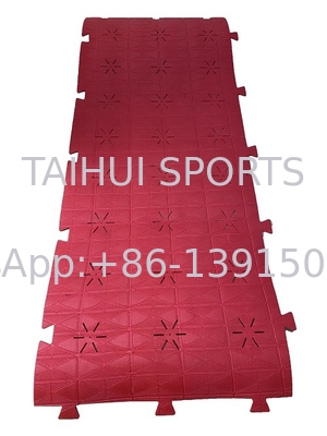 인공 잔디용 태양꽃 구멍이 있는 10MM 합성 잔디 밑면 충격 패드