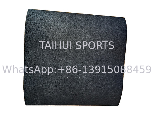 15mm 검은색 SBR Granule Rubber Mats 실내 헬스장 하키용 충격 패드