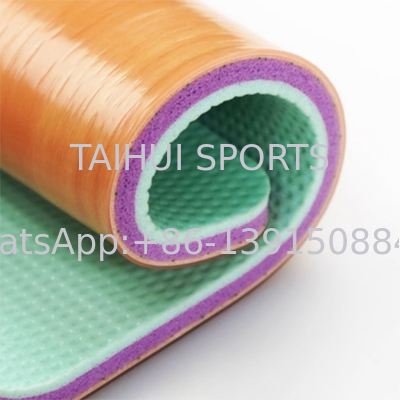 현대 친환경 3.5mm-8mm 내구성 스포츠 바닥 농구/볼리볼/탁구/배드민턴/피클볼 코트용 나무 곡물