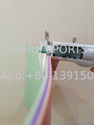 6mm 배드민턴 Pvc 바닥 타일 녹색 / 파란색 / 노란색 / 빨간색 / 회색 피트니스 야외 실내 PVC 바닥