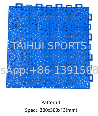 농구, 테니스, 축구 코트를 위한 친환경 내구성 난연성 폴리프로필렌 스포츠 바닥재 (조립식 PP 타일 포함)