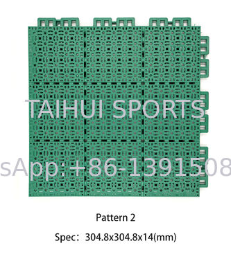 바스켓볼 코트 타일 반 미끄러기 플라스틱 스포츠 코트 타일