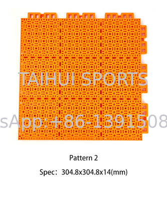 야외 농구장 바닥 타일 안전 보호 PP 연결 타일