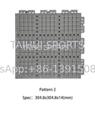 농구 및 스포츠 코트용 혁신적인 다용도 서스펜션 조립식 플라스틱 데크 바닥재 (평면 표면 질감)