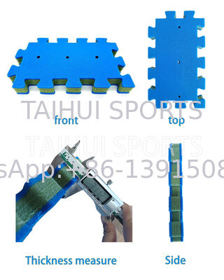 10-100mm 두께의 HIC & CFH 인증 소프트 폴 인터로킹 안전 매트 및 놀이터 충격 패드