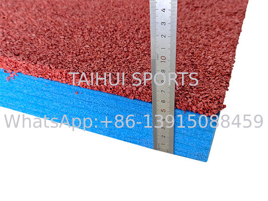 EPDM 시트 충격 패드 20-100mm 두께 높은 물 투과성 충격 흡수 유인장용 고무 바닥 매트
