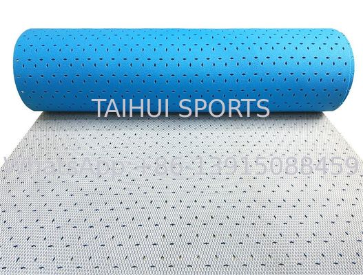 축구장 스포츠 바닥재용 맞춤형 두께 PE 폼 쿠션 FIFA 인증 인조 잔디 충격 패드 언더레이