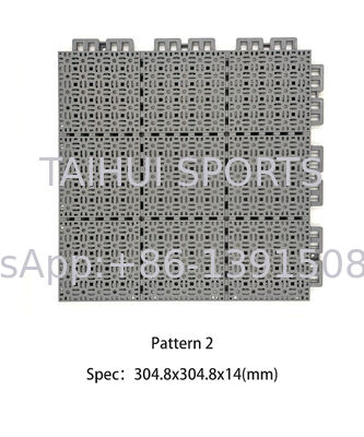 반 미끄러지기 플라스틱 스포츠 코트 타일 상호 연결 농구 코트 타일