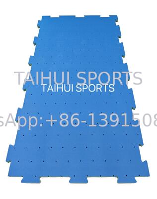 20mm 30mm 50mm 조립식 PE 폼 충격 패드 수분 배수 성능 안전 HIC CFH 충격 테스트 완료
