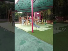 인위적 잔디 배수 하층을 얽매여있는 미끄러지지 않는 풋볼 / 풋볼을위한 부드러운 떨어짐