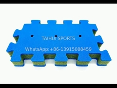실내 옥외 운동 인공적인 잔디 충격 패드 HIC 충격은 안전 연약한 층을 시험했습니다