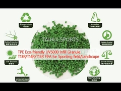TPE 환경 친화적 인 UV5000 충전 Granule T13R/T14R/T15R FIFA 스포츠 필드 / 풍경용