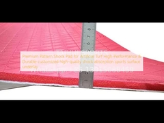 인공 잔디를위한 프리미엄 패턴 충격 패드 고성능 & 내구성 높은 품질의 충격을 흡수 스포츠 표면 하층