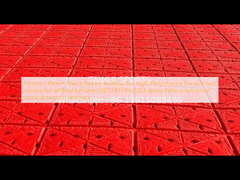 인공 잔디용 프리미엄 패턴 충격 패드 고성능 인공 잔디용 가장 내구적인 해결책 EN15330 FIFA 2024 스포츠 경기장 건설 충격 흡수 배수