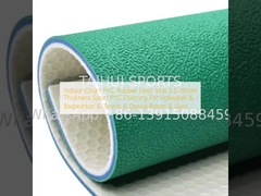 실내 코트 PVC 고무 바닥 매트 3.5-10mm 두께 스포츠 PVC 바닥재 (배구, 배드민턴, 테니스, 댄스룸, 체육관용)