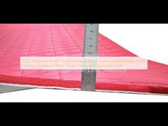 2025 축구장/러그비장/호키장 8mm 10mm 12mm 15mm의 인공 잔디를 위한 패턴화 충격 패드