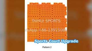 내구성이 뛰어난 스포츠 바닥재 쉬운 설치 배수 장치